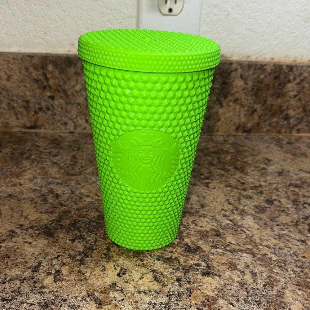 Starbucks Bright Green Textured Tumbler 16oz